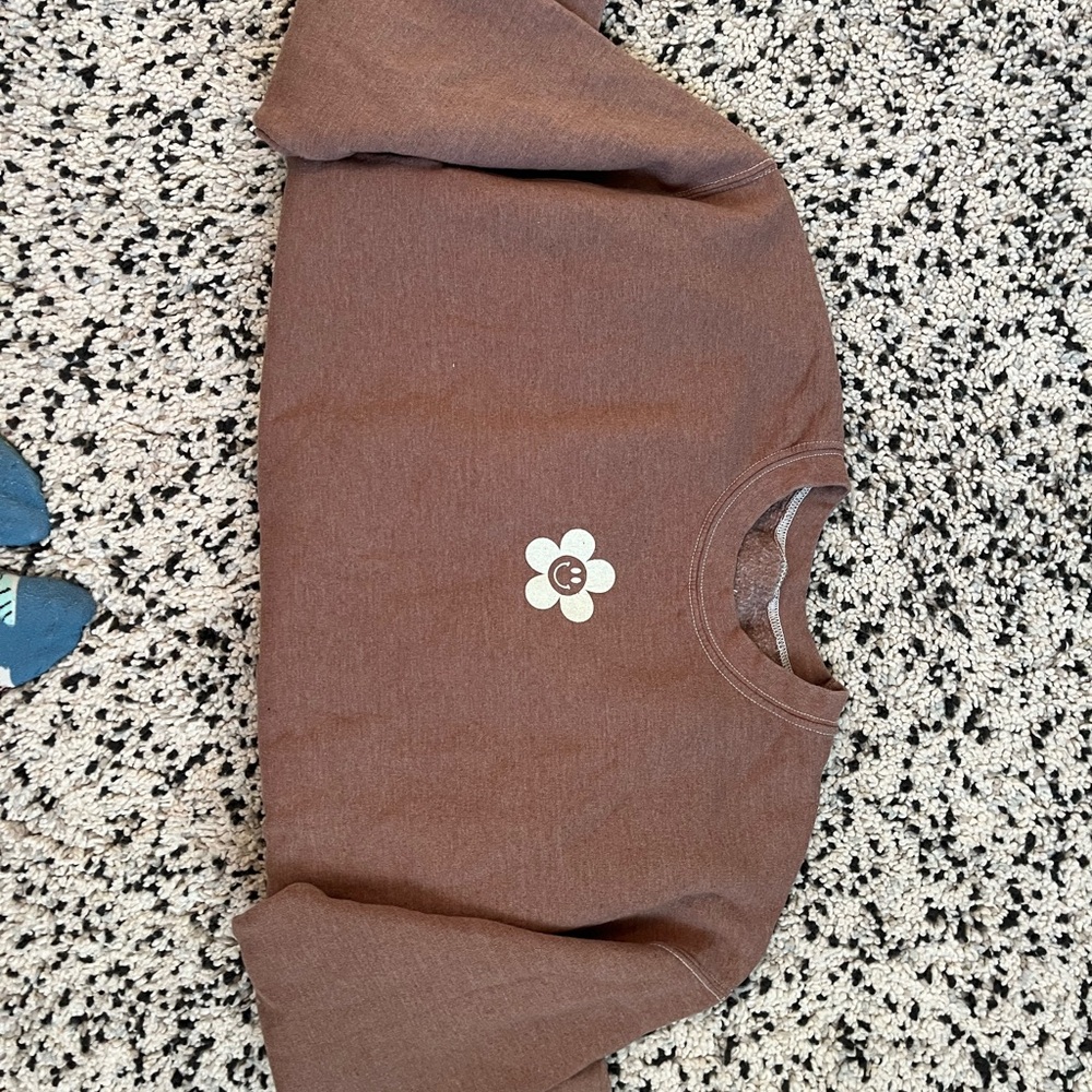 Brown Flower Sweater - PS/LA